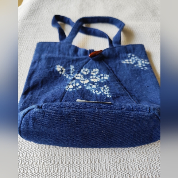 Genuine Indigo Dyed Tote Bag Japan - Picture 4 of 9